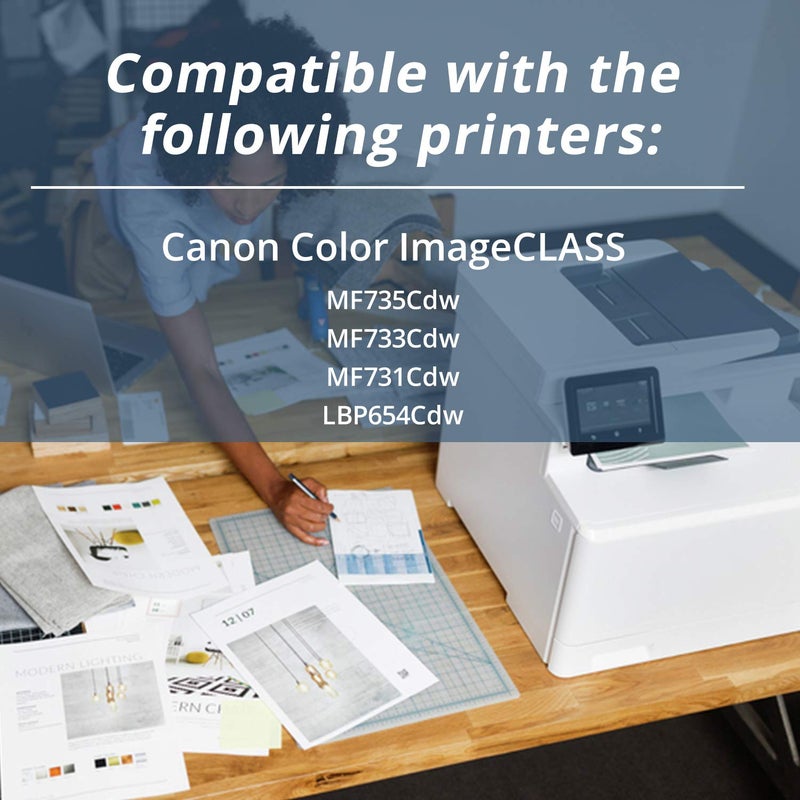 Arthur Imaging Compatible Toner Cartridge Replacement for Canon 046 046H for Color ImageCLASS MF735Cdw LBP654Cdw MF731Cdw MF733Cdw Laser Printer (Black Cyan Magenta Yellow, 4-pk) - Image 5